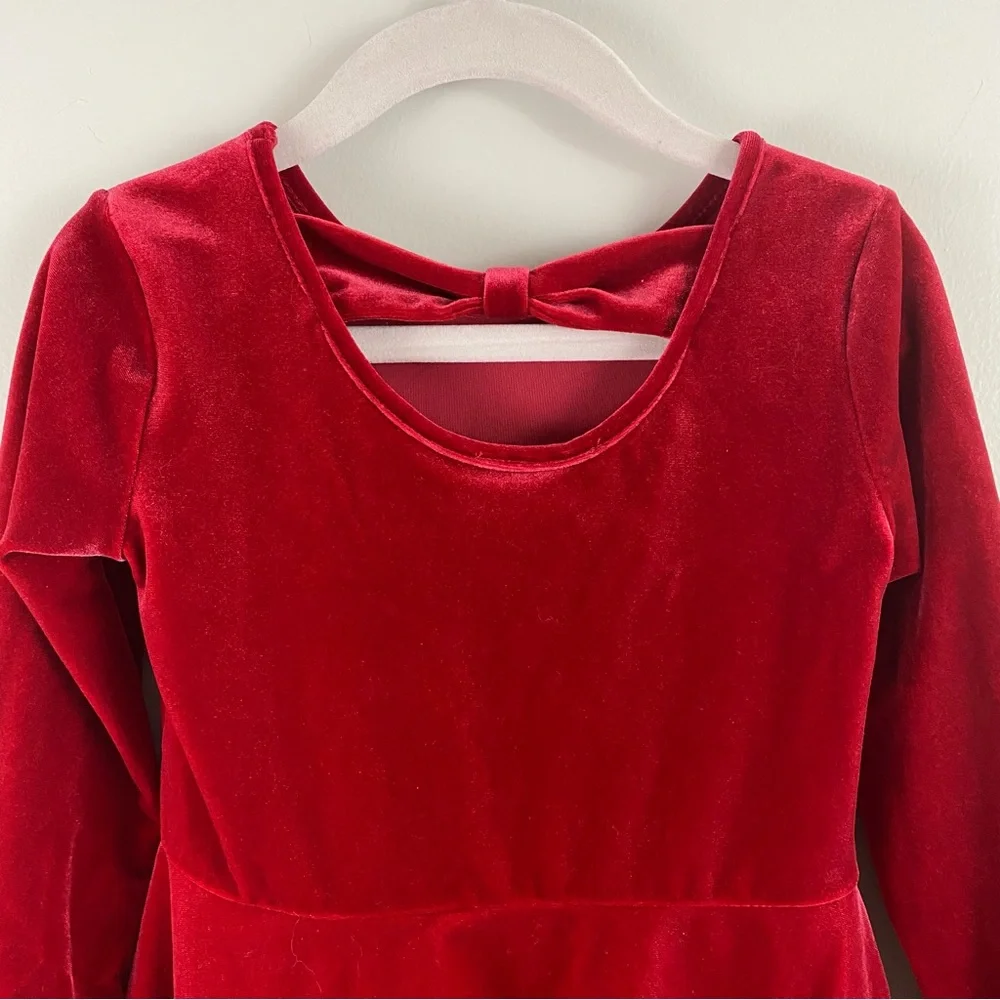The Children's Place Red Velour Dress